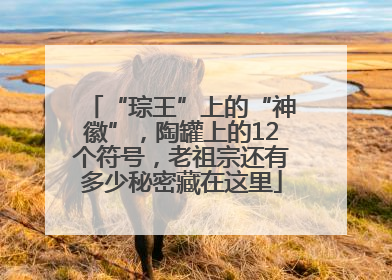 “琮王”上的“神徽”，陶罐上的12个符号，老祖宗还有多少秘密藏在这里