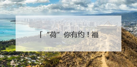 “荷”你有约！福州连江夏日“顶流”等你来打卡→