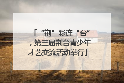 “荆”彩连“台”，第三届荆台青少年才艺交流活动举行