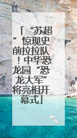 “苏超”惊现史前拉拉队！中华恐龙园“恐龙大军”将亮相开幕式