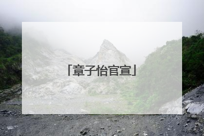 章子怡官宣