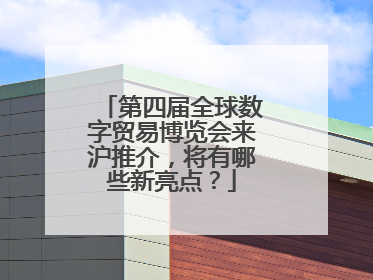 第四届全球数字贸易博览会来沪推介，将有哪些新亮点？