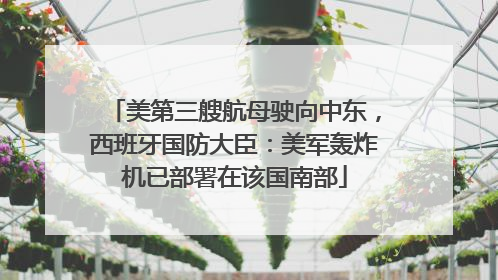 美第三艘航母驶向中东，西班牙国防大臣：美军轰炸机已部署在该国南部