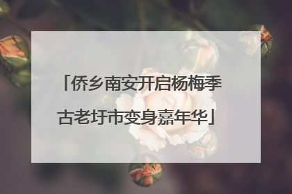 侨乡南安开启杨梅季 古老圩市变身嘉年华