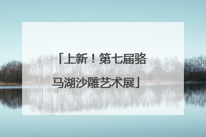 上新！第七届骆马湖沙雕艺术展