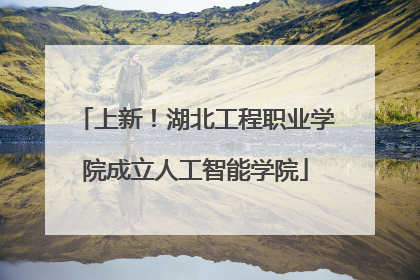 上新！湖北工程职业学院成立人工智能学院