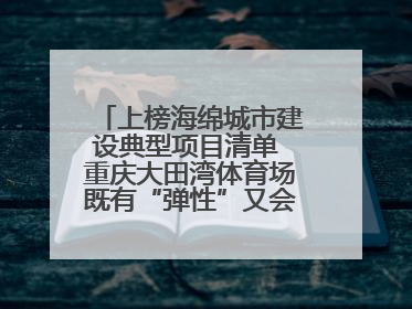 上榜海绵城市建设典型项目清单 重庆大田湾体育场既有“弹性”又会“呼吸”