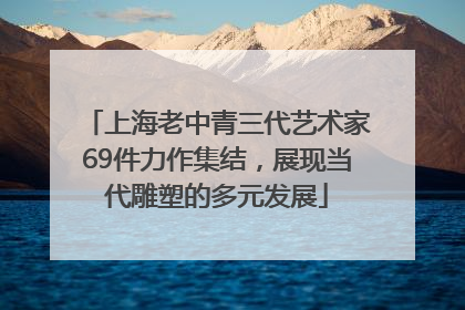上海老中青三代艺术家69件力作集结，展现当代雕塑的多元发展
