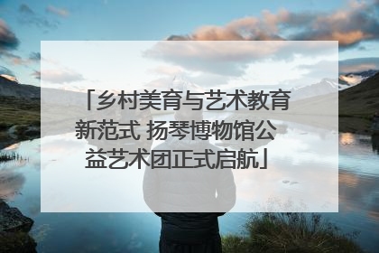 乡村美育与艺术教育新范式 扬琴博物馆公益艺术团正式启航
