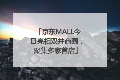 京东MALL今日亮相双井商圈，聚集多家首店