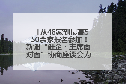 从48家到最高550余家报名参加！新疆“疆企・主席面对面”协商座谈会为何如此受欢迎？