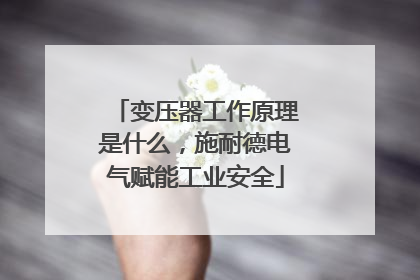 变压器工作原理是什么，施耐德电气赋能工业安全