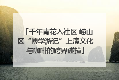千年青花入社区 崂山区“博学游记”上演文化与咖啡的跨界碰撞