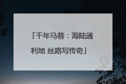 千年马巷：海陆通利地 丝路写传奇
