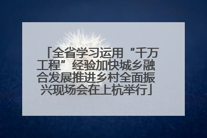 全省学习运用“千万工程”经验加快城乡融合发展推进乡村全面振兴现场会在上杭举行