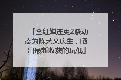 全红婵连更2条动态为陈艺文庆生，晒出最新收获的玩偶