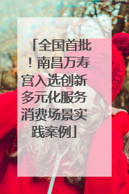 全国首批！南昌万寿宫入选创新多元化服务消费场景实践案例