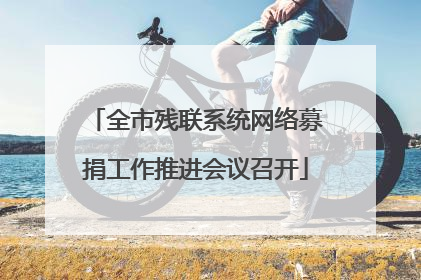 全市残联系统网络募捐工作推进会议召开