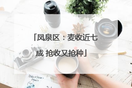 凤泉区：麦收近七成 抢收又抢种