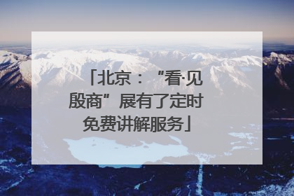 北京：“看·见殷商”展有了定时免费讲解服务