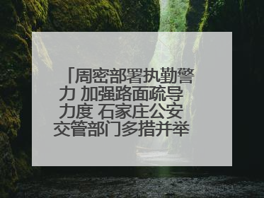 周密部署执勤警力 加强路面疏导力度 石家庄公安交管部门多措并举确保考点周边交通环境良好