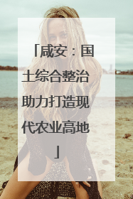 咸安：国土综合整治助力打造现代农业高地