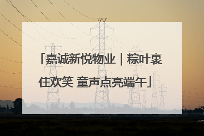 嘉诚新悦物业｜粽叶裹住欢笑 童声点亮端午
