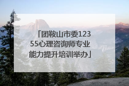 团鞍山市委12355心理咨询师专业能力提升培训举办