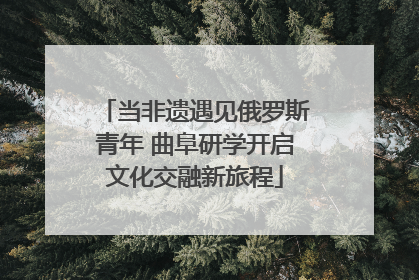 当非遗遇见俄罗斯青年 曲阜研学开启文化交融新旅程