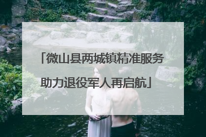 微山县两城镇精准服务助力退役军人再启航