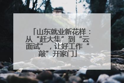 山东就业新花样：从“赶大集”到“云面试”，让好工作“敲”开家门