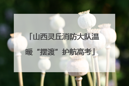 山西灵丘消防大队温暖“摆渡”护航高考