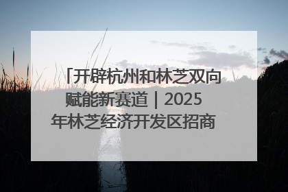 开辟杭州和林芝双向赋能新赛道｜2025年林芝经济开发区招商引资（杭州）推介展销活动在杭举办
