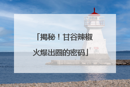 揭秘！甘谷辣椒火爆出圈的密码
