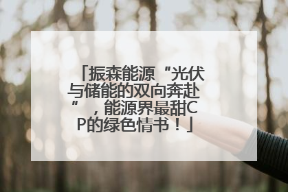 振森能源“光伏与储能的双向奔赴”，能源界最甜CP的绿色情书！