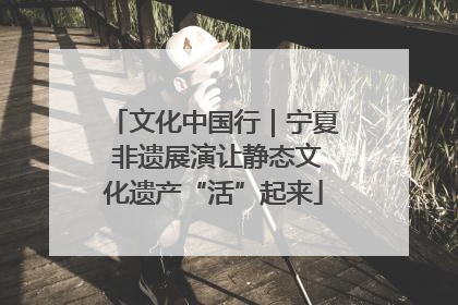 文化中国行｜宁夏 非遗展演让静态文化遗产“活”起来