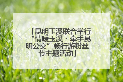 昆明玉溪联合举行“情暖玉溪・牵手昆明公交”畅行游粉丝节主题活动
