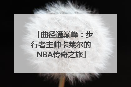 曲径通巅峰：步行者主帅卡莱尔的NBA传奇之旅
