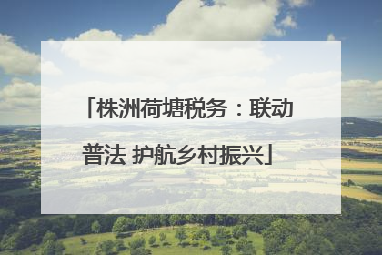 株洲荷塘税务：联动普法 护航乡村振兴