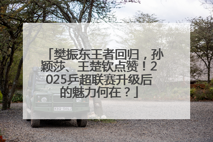 樊振东王者回归，孙颖莎、王楚钦点赞！2025乒超联赛升级后的魅力何在？