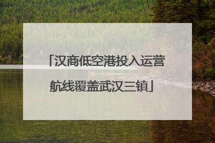 汉商低空港投入运营 航线覆盖武汉三镇