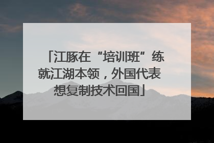 江豚在“培训班”练就江湖本领，外国代表想复制技术回国