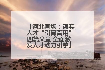 河北围场：谋实人才“引育管用”四篇文章 全面激发人才动力引擎