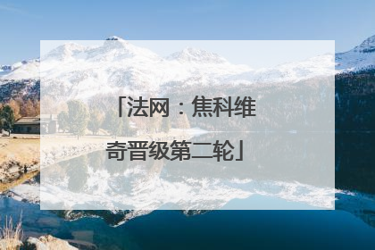 法网：焦科维奇晋级第二轮