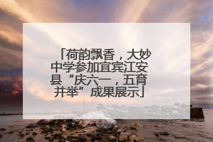 荷韵飘香，大妙中学参加宜宾江安县“庆六一，五育并举”成果展示
