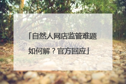 自然人网店监管难题如何解？官方回应