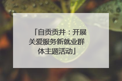 自贡贡井：开展关爱服务新就业群体主题活动