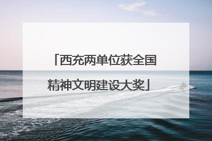 西充两单位获全国精神文明建设大奖