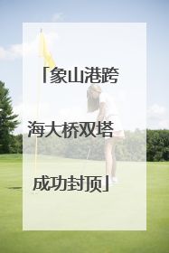 象山港跨海大桥双塔成功封顶