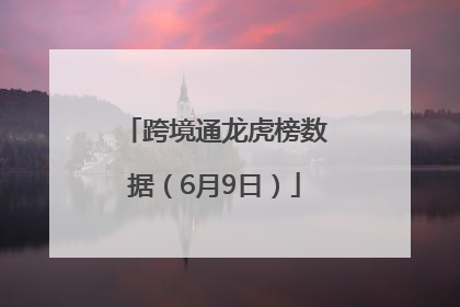 跨境通龙虎榜数据（6月9日）